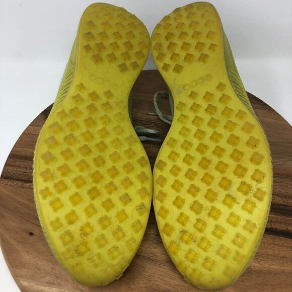 ECCO Men's US 13-13.5 Hydromax S-Drive Spikeless Golf Shoes Gray Yellow - Picture 6 of 8